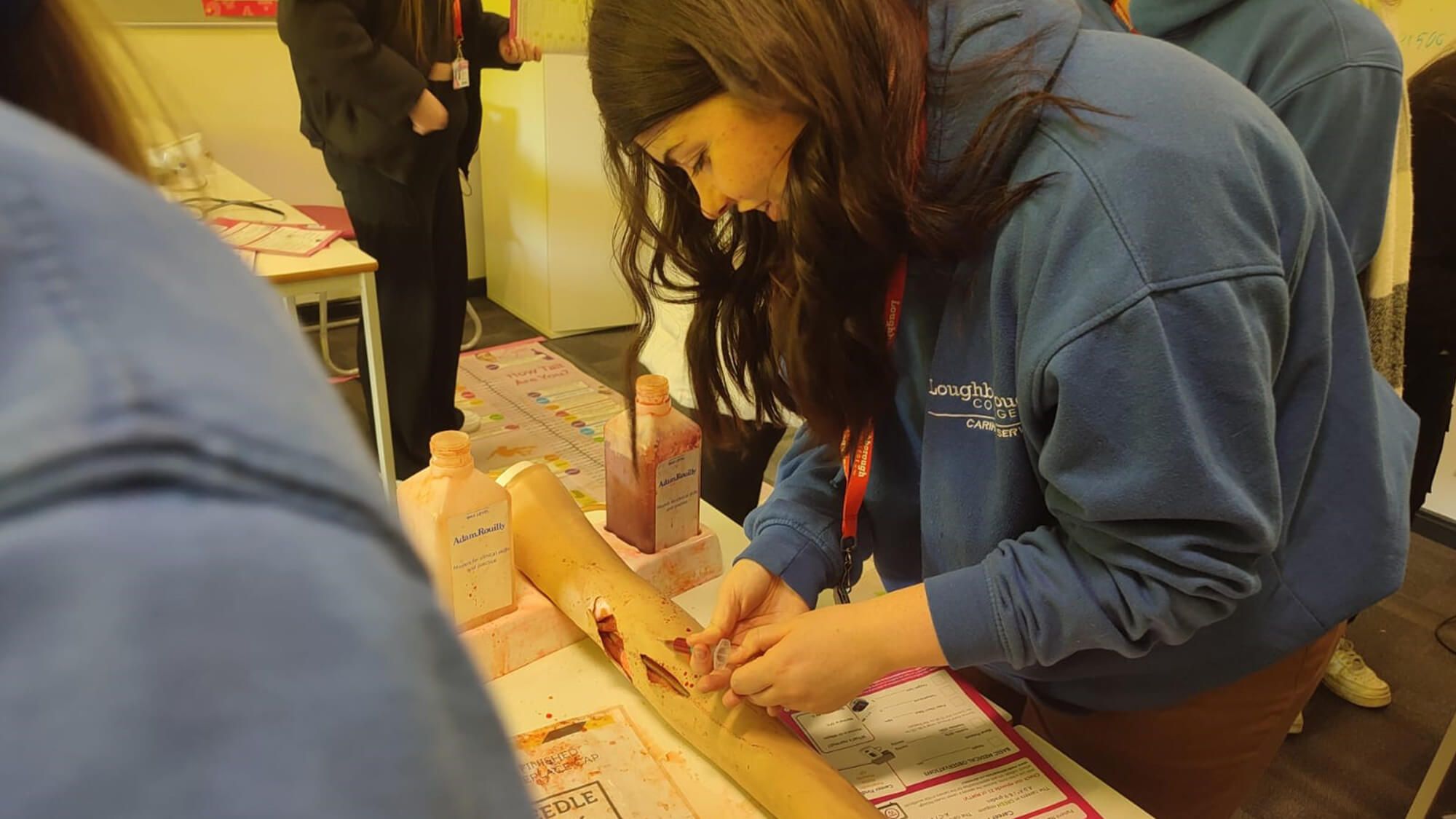 Care students treated to medical masterclass
